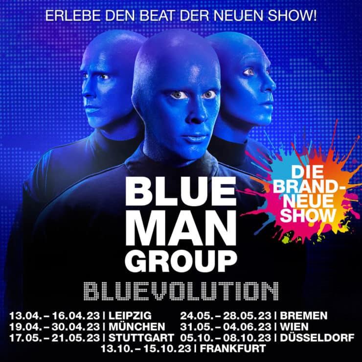 Blue Man Group Tournee 2023